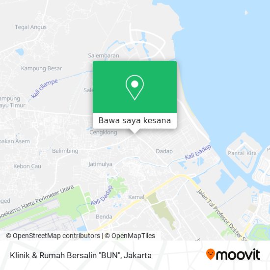 Peta Klinik & Rumah Bersalin "BUN"