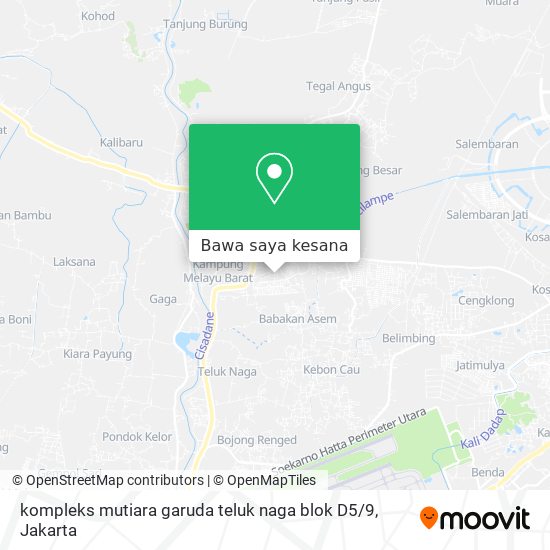 Cara Ke Kompleks Mutiara Garuda Teluk Naga Blok D5 / 9 Di Tangerang ...