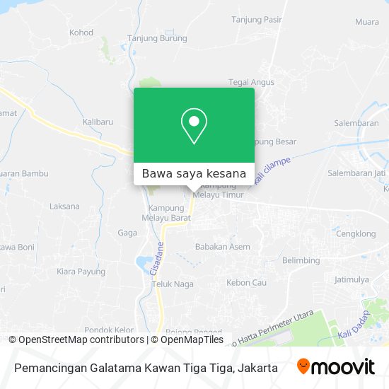 Peta Pemancingan Galatama Kawan Tiga Tiga