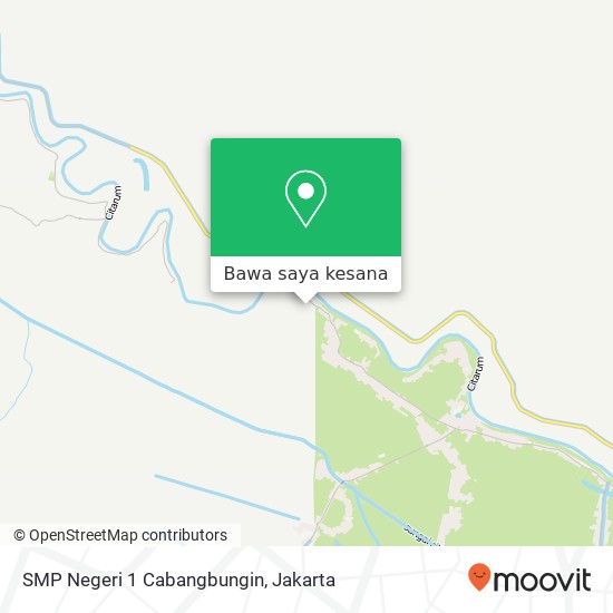 Peta SMP Negeri 1 Cabangbungin