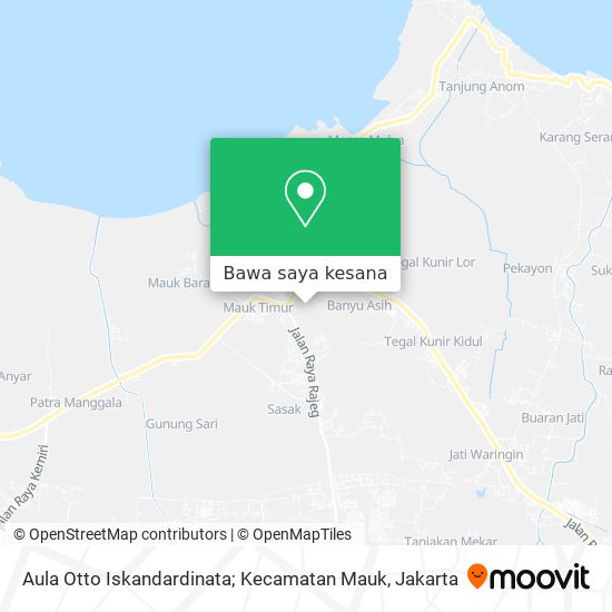 Peta Aula Otto Iskandardinata; Kecamatan Mauk