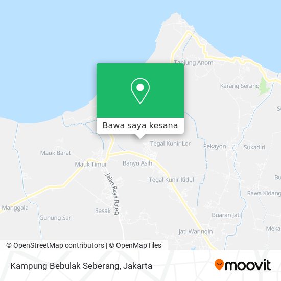 Peta Kampung Bebulak Seberang