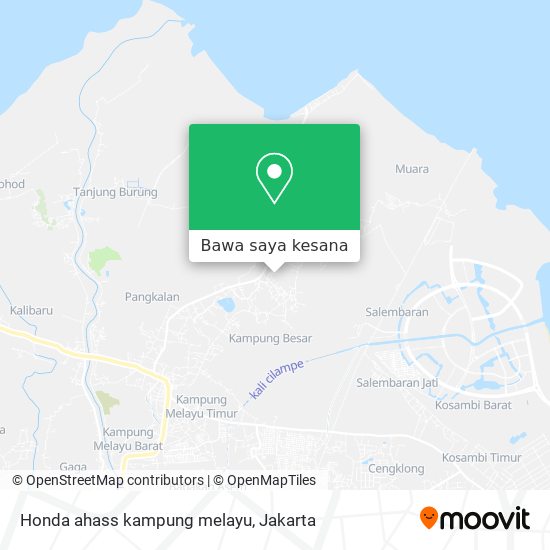 Peta Honda ahass kampung melayu