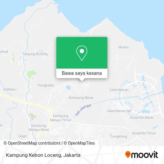 Peta Kampung Kebon Loceng