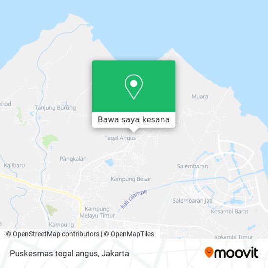 Peta Puskesmas tegal angus