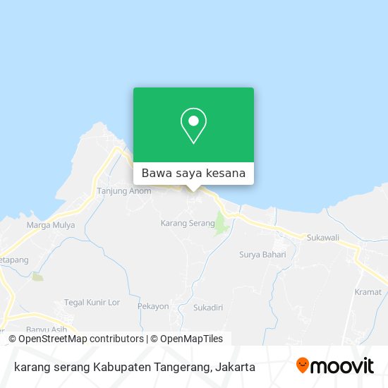 Peta karang serang Kabupaten Tangerang