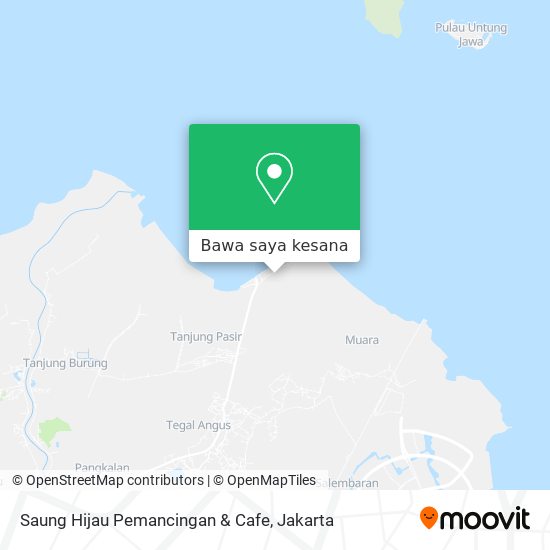 Peta Saung Hijau Pemancingan & Cafe