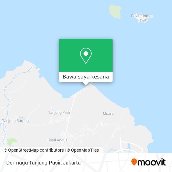 Peta Dermaga Tanjung Pasir