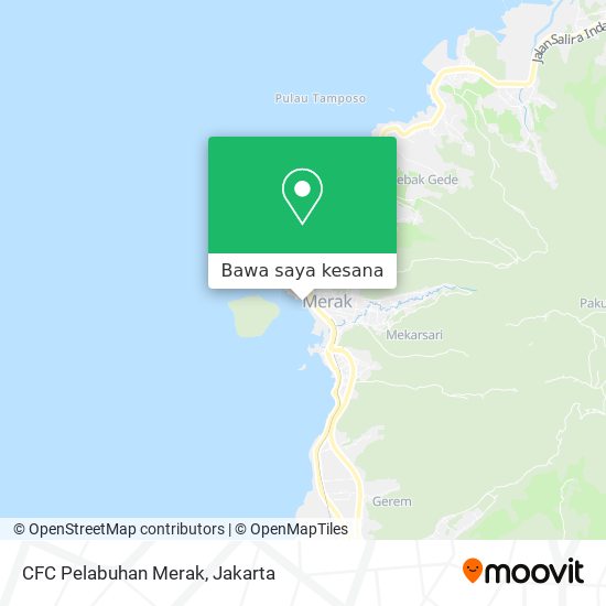 Peta CFC Pelabuhan Merak