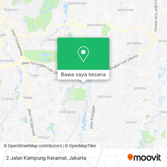 Peta 2 Jalan Kampung Keramat