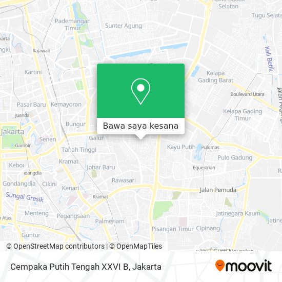 Peta Cempaka Putih Tengah XXVI B