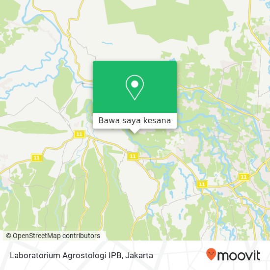 Peta Laboratorium Agrostologi IPB