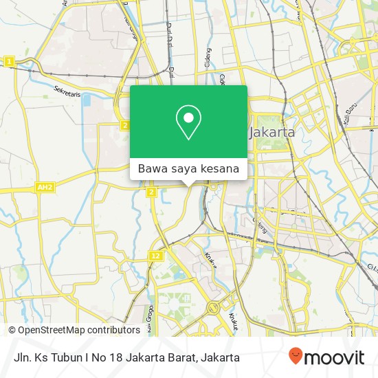 Peta Jln. Ks Tubun I No 18 Jakarta Barat