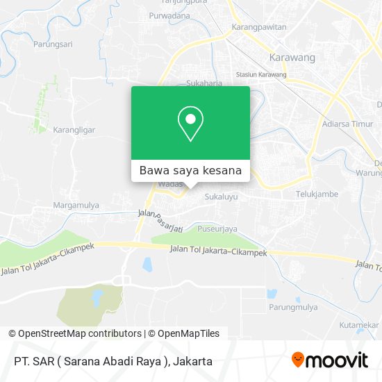 Peta PT. SAR ( Sarana Abadi Raya )