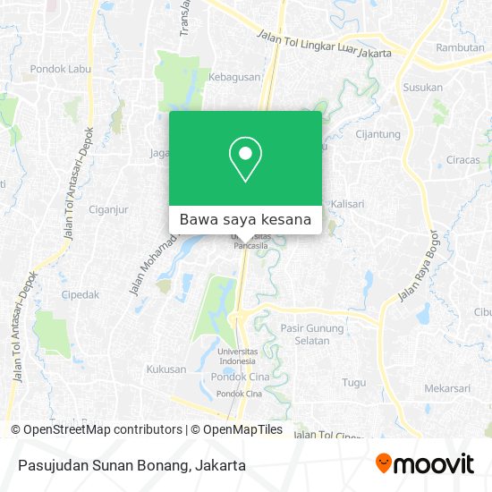 Peta Pasujudan Sunan Bonang