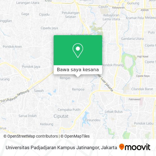 Peta Universitas Padjadjaran Kampus Jatinangor