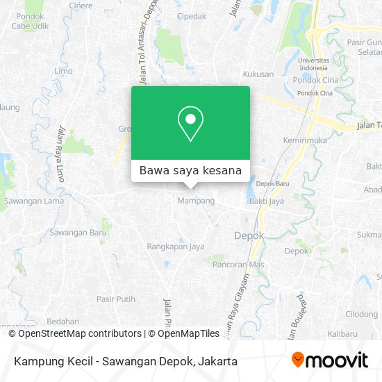 Peta Kampung Kecil - Sawangan Depok