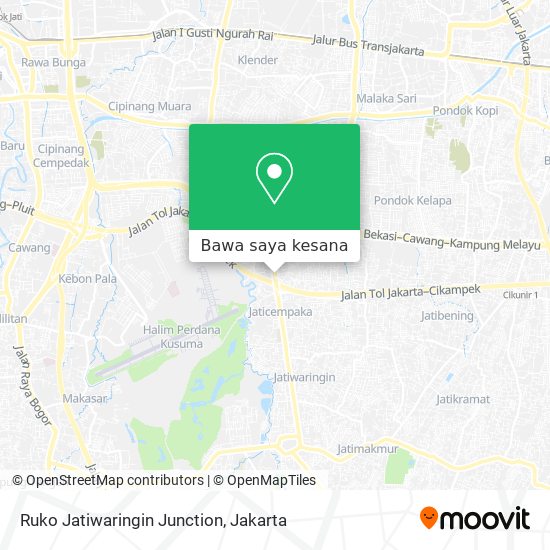 Peta Ruko Jatiwaringin Junction