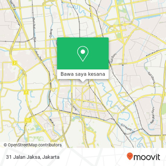 Peta 31 Jalan Jaksa