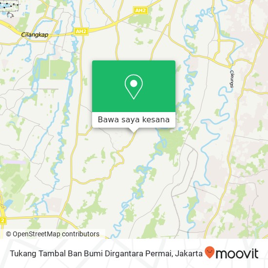 Peta Tukang Tambal Ban Bumi Dirgantara Permai