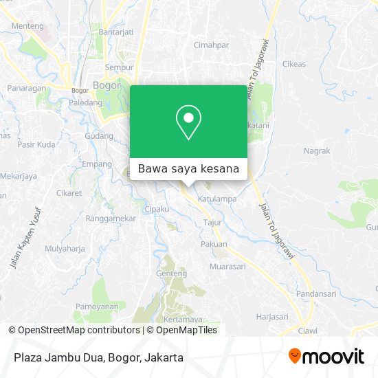Peta Plaza Jambu Dua, Bogor