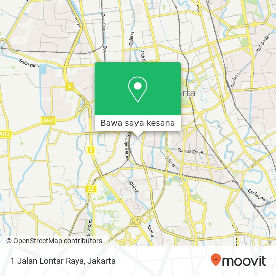 Peta 1 Jalan Lontar Raya