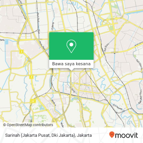 Peta Sarinah (Jakarta Pusat, Dki Jakarta)