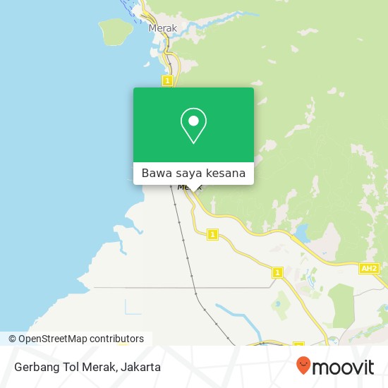 Peta Gerbang Tol Merak