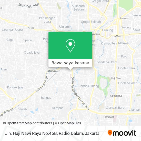 Peta Jln. Haji Nawi Raya No.46B, Radio Dalam