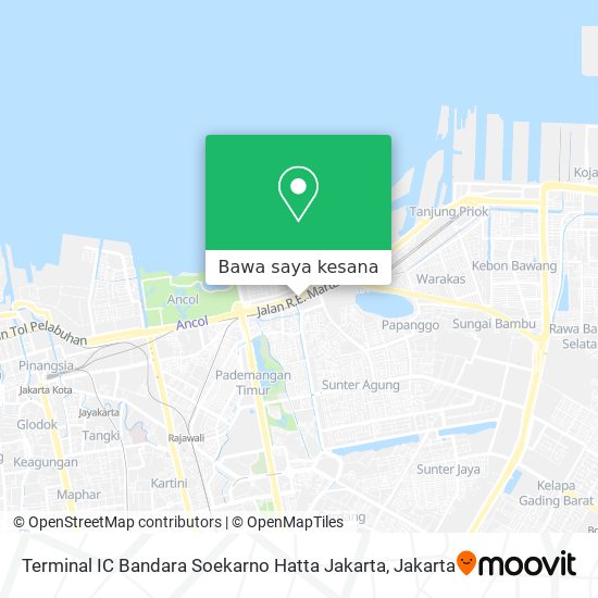 Peta Terminal IC Bandara Soekarno Hatta Jakarta