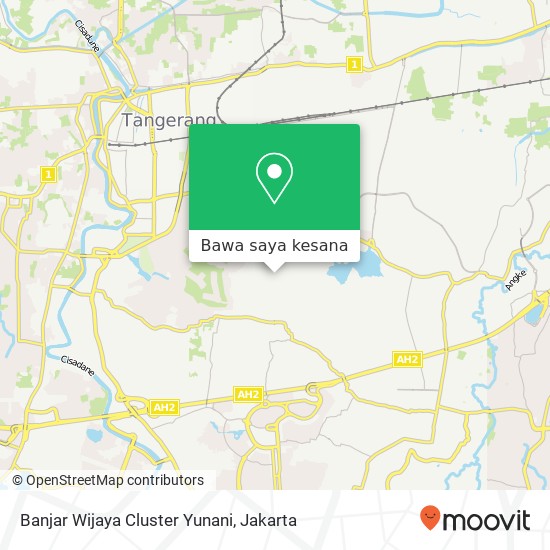 Peta Banjar Wijaya Cluster Yunani