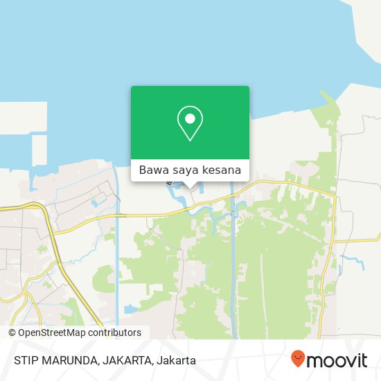Peta STIP MARUNDA, JAKARTA