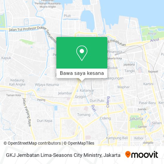 Peta GKJ Jembatan Lima-Seasons City Ministry
