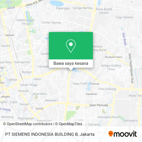 Peta PT SIEMENS INDONESIA BUILDING B