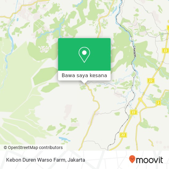 Peta Kebon Duren Warso Farm