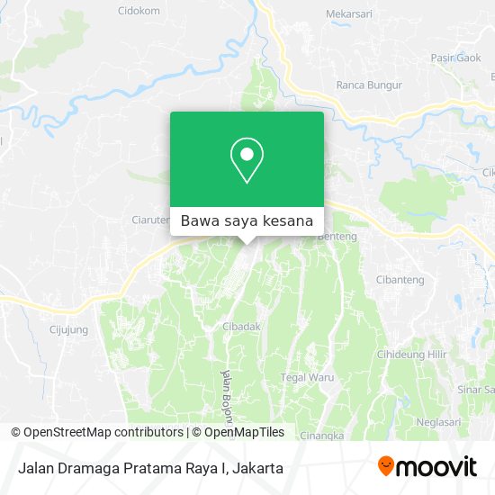 Peta Jalan Dramaga Pratama Raya I