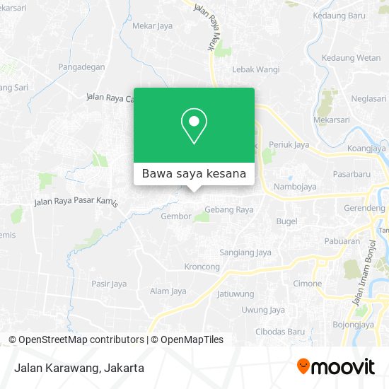 Peta Jalan Karawang