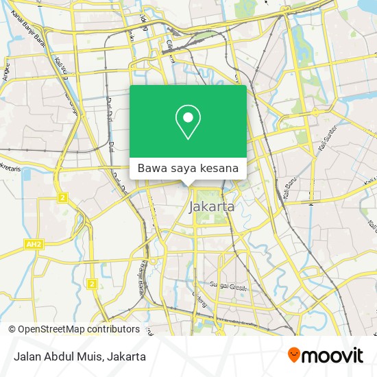Peta Jalan Abdul Muis