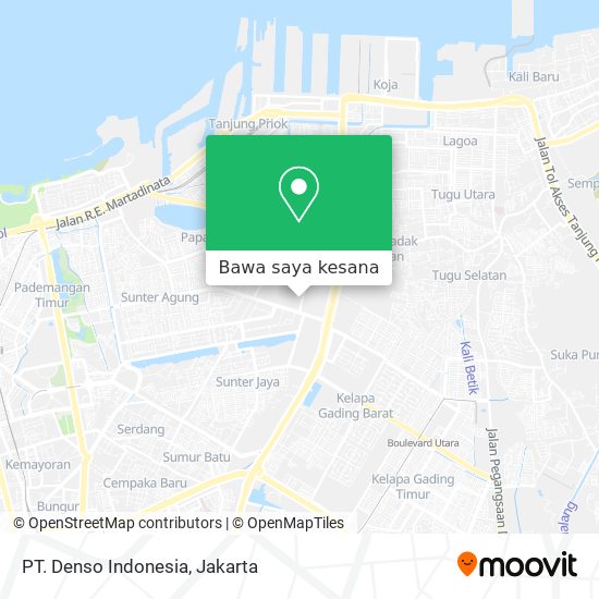 Peta PT. Denso Indonesia