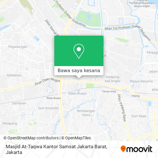 Peta Masjid At-Taqwa Kantor Samsat Jakarta Barat