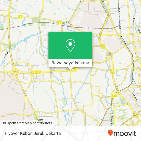 Peta Flyover Kebon Jeruk