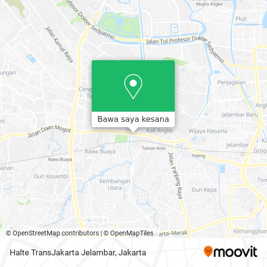 Peta Halte TransJakarta Jelambar