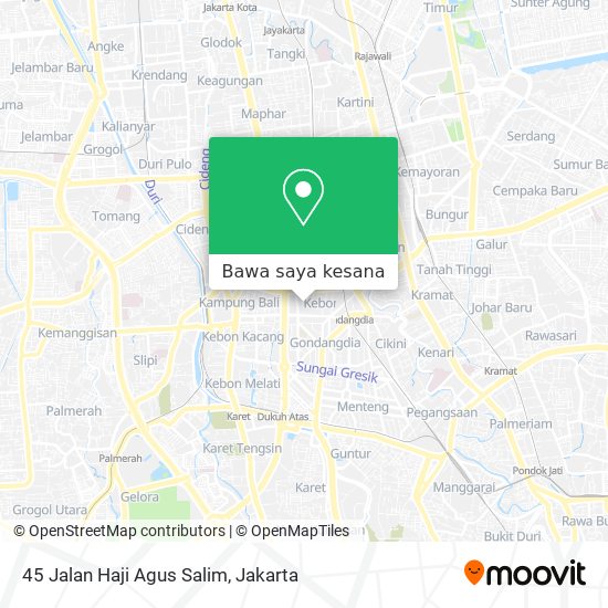 Peta 45 Jalan Haji Agus Salim