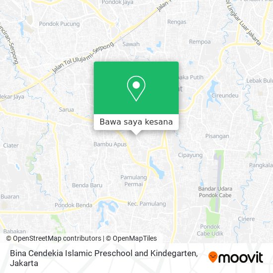 Peta Bina Cendekia Islamic Preschool and Kindegarten