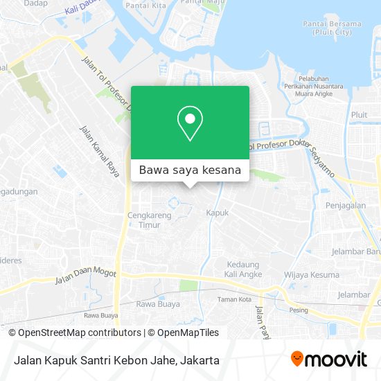 Peta Jalan Kapuk Santri Kebon Jahe