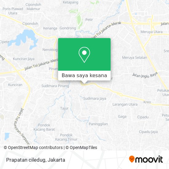 Peta Prapatan ciledug