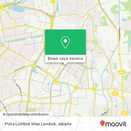Peta Putra Lombok khas Lombok