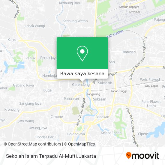 Peta Sekolah Islam Terpadu Al-Mufti