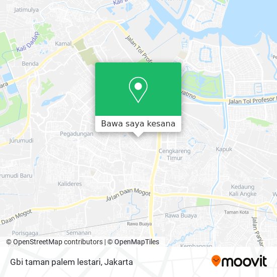 Peta Gbi taman palem lestari