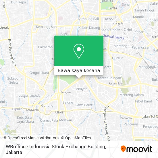 Peta WBoffice - Indonesia Stock Exchange Building